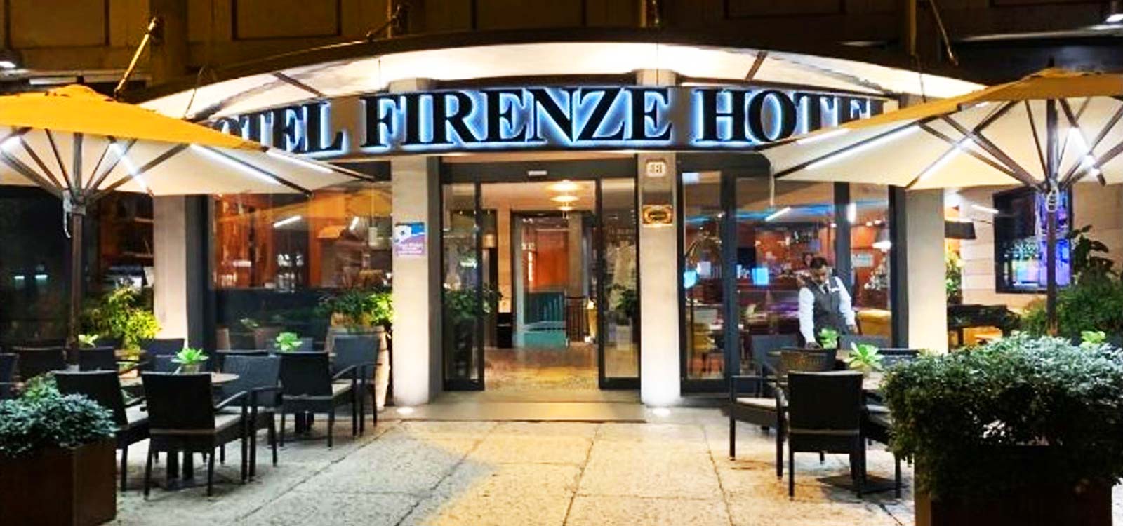 Entrata dell'hotel